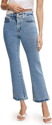 Good American Good Legs Crop Bootcut Jeans in Blue at Nordstrom Rack, Size 00