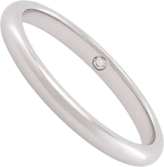 Chaumet Les eternelles Platinum Wedding Band Ring, Size 54