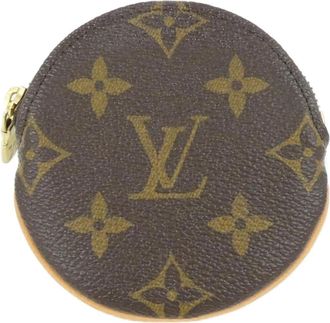 Louis Vuitton Monogram Marron Coated Canvas Coin Purse/Coin Case (Pre-Owned)