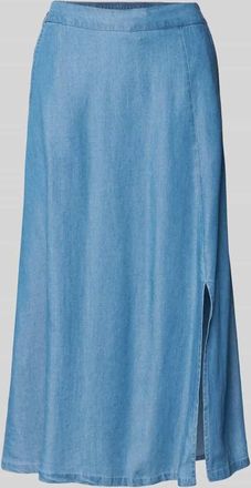 Soyaconcept Jeansrock mit Eingrifftaschen Modell LIV in Jeansblau, Gr&ouml;&szlig;e L