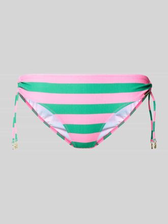 Watercult Bikini-Slip im Allover-Look mit seitlicher Schn&uuml;rung in Pink, Gr&ouml;&szlig;e 36