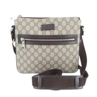 Gucci Pre-owned Cross Body Bags, male, Brown, Size: ONE SIZE Pre-owned Canvas Shoulder Bag