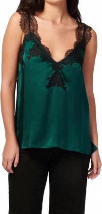 Cami NYC Lauren Silk Cami In Green