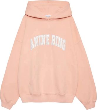 Anine Bing Hoodies - Dames - Hoodies - Roze - S - Katoen - Hoodies & sweatvesten