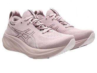 Asics Womens Gel Nimbus Shoes In Watershed Rose White