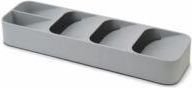 OEM Joseph Joseph Drawerstore, Organizer Compatto Per Posate, Design Rivoluzionario, Ottimizza Lo Spazio Del Cassetto, Facile Da Usare, Grigio, Adatto A C