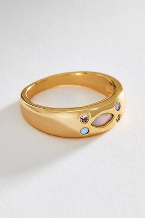 Anthropologie Crystal Eclipse Ring