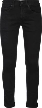Dondup Heren, Jeans, Zwart, Maat: W34