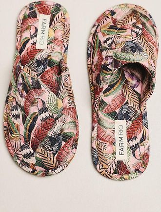 Farm Rio Printed Hotel Slippers