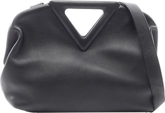 Bottega Veneta Pre-owned Bottega Veneta Medium Leather The Point Triangle Satchel Ladies E5SKS719TGJ0UN1Y