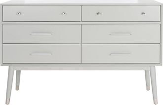 Safavieh Couture Zack 6 Drawer Wood Dresser