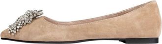 L37 Glanzende Stijl Schoeisel - Dames - Ballerinas - Beige - 38 EU - Schoenen