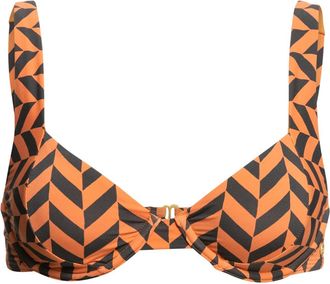 Billabong B&uuml;gel-Bikini-Top BILLABONG Cross Step Emma, Damen, Gr. S, Cup B, bunt (brick), Obermaterial: 78% Nylon, 22% Elasthan;, Bikini-Oberteile B&uuml;gel-Bikini-T