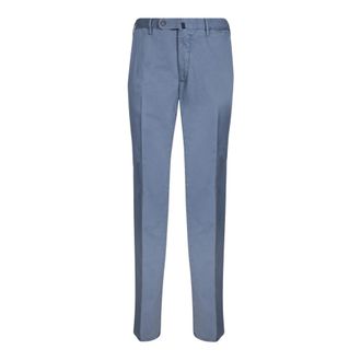 Incotex Blue Chino Trousers for Men - male - Incotex - Chinos - Blue - M - Trousers