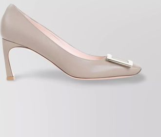 Roger Vivier slanted heel calf leather pumps