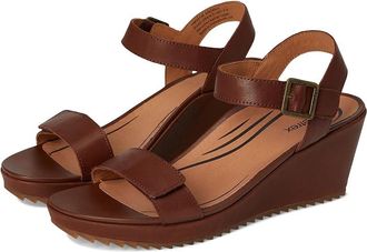 Aetrex Andrea Womens Sandals Walnut : EU 43 (US Womens 11.5-12) M (B), Leather