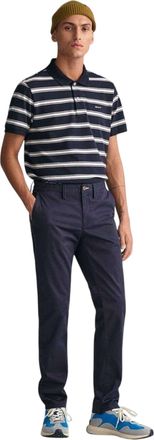GANT Heren Twill Slim (Marine)