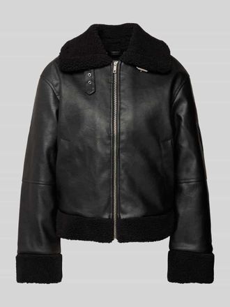 Review Kunstlederjacke mit Rei&szlig;verschluss in Black, Gr&ouml;&szlig;e XS