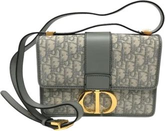 Dior Pre-owned Leather dior-bags - Dames - Vintage Schoudertas - Grijs - ONE Size - Leer - Vintage