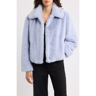Kobi Halperin Tami Faux Fur Coat in Frost at Nordstrom, Size Xx-Large