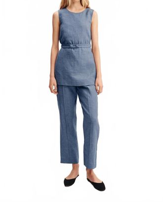 Poss&eacute; Thea Trouser In Steel Blue