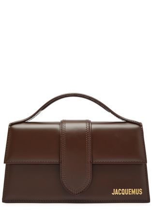 Jacquemus Le Grand Bambino Smoothed Leather top Handle bag - Brown - One Size