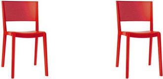 Resol Spot Set 2 Silla Interior, Exterior Rojo - Resol