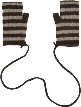 Rus Guantes de Punto sin Dedos - Accessories - Mujer - Marr&oacute;n - ONE SIZE
