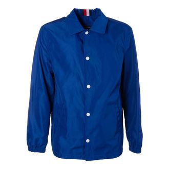 Tommy Hilfiger Light Jackets, male, Blue, XS, Coach Jacket