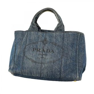 Prada Navy Denim Tote Bag (Pre-Owned)