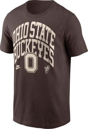 Nike Ohio State Bold Nike Mens College T-Shirt in Brown | N19920QOBV-V4P