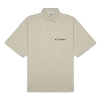 Fear of God FW20 Logo Polo Shirt Moss FOG-FW20-297
