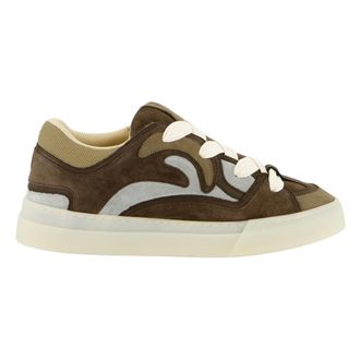 Flaneur Sneakers, male, Multicolor, Size: 13 US Coffee Sneaker with Suede and Nylon