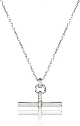 Lily & Roo Silver T-Bar Necklace