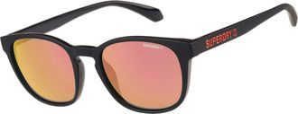 Superdry Sonnenbrille SUPERDRY Modell 996097, Herren, schwarz, matt, Sonnenbrillen Sonnenbrille, Form Karree/Soft, Logoschriftzug auf B&uuml;gel, Injectionfassung
