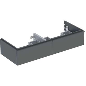 Keramag Keramag - Geberit Icon Mueble Bajo Lavabo Para Lavabo Doble, 2 Cajones
