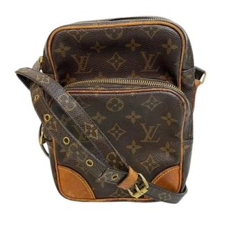 Louis Vuitton Vintage, unisex, Bruin, ONE Size, Leer, Pre-owned Leren Crossbodytas