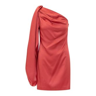 Stella McCartney Dames, Jurken, Rood, Maat: XS Satijn