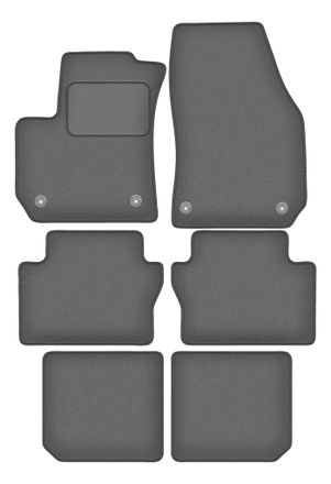 OEM Alfombrillas De Grafito Para Opel Zafira B Monovolumen (2005-2014)