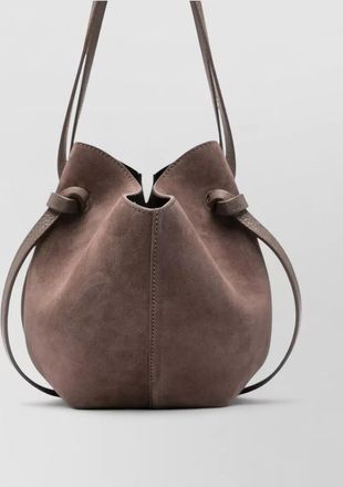 Yuzefi mochi leather bucket bag