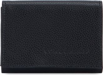 Longchamp Womens Leather Wallet Black & Purses