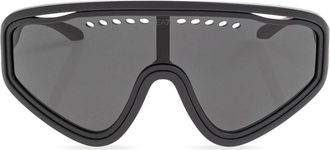 Emporio Armani Signature Zonnebril - Heren - Zonnebrillen - Grijs - 41 MM - Accessoires