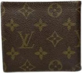 Louis Vuitton Pre-owned Vintage Portemonnee - Dames - Vintage Accessoires - Bruin - ONE Size - Leer - Vintage