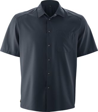 Gonso Radtrikot GONSO Adventure Shirt M, Herren, Gr. 5XL, blau (nachtblau), 94% Polyester, 6% Elasthan, Rundhals, Trikots Radtrikot, Atmungsaktiv, schnell t