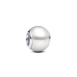 Pandora Womens Artificial Pearl Charm In White
