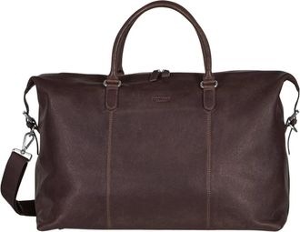 Howard London Jacob Weekendtas - Heren - Weekendtassen - Bruin - ONE Size - Leer - Tassen