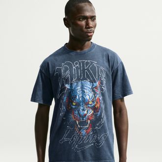 Nike Mens T-Shirt in Blue | IM6150-451