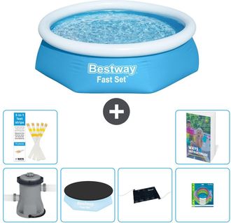 Bestway Piscina Bestway Fast Set Redonda - 244x61 Cm - 7-piezas S211