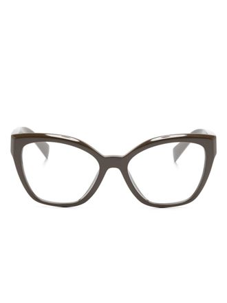Prada cat-eye glasses - Brown