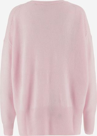 Jil Sander Womens Cashmere Sweater Pink